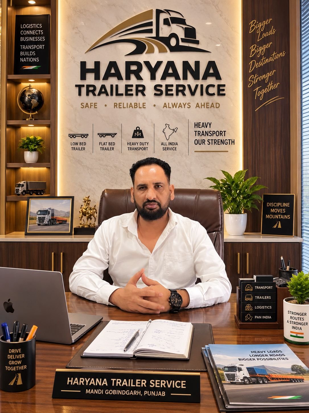 Owner of Haryana Trailer Service